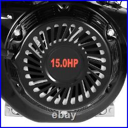 4-Stroke 420cc OHV Horizontal Shaft Gas Engine Recoil Start Go Kart Motor