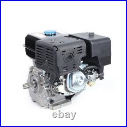 4 Stroke 420cc OHV Horizontal Shaft Gas Engine Recoil Start Kart Motor 15HP NEW