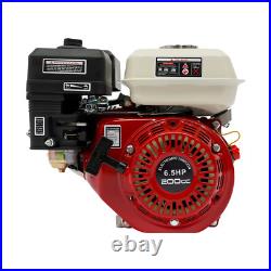 4-Stroke 6.5HP 200cc Gas Engine For GX160 OHV Air Cooled Horizontal Shaft