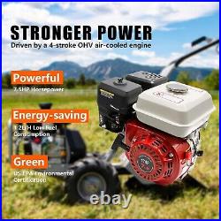 4-Stroke 7.5HP 210cc Gas Engine 3/4 19MM Shaft Diameter, Pull Start Petrol