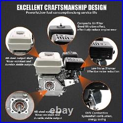 4-Stroke 7.5HP 210cc Gas Engine 3/4 19MM Shaft Diameter, Pull Start Petrol