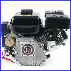 4-Stroke 7.5HP 210cc OHV Horizontal Shaft Gas Engine Recoil Start Go Kart Motor