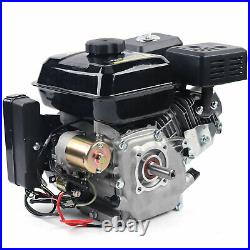 4-Stroke 7.5HP 210cc OHV Horizontal Shaft Gas Engine Recoil Start Go Kart Motor