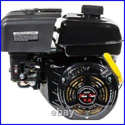 4-Stroke Horizontal Shaft Gas-Powered OHV Recoil Start Engine 7HP 212Cc 3600 RPM