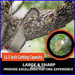 52CC 2-Stroke Gas Powered Pole Saw Split Shaft Chainsaw Pruner Trimmer up to 16