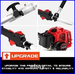 52CC 2-Stroke Gas Powered Pole Saw Split Shaft Chainsaw Pruner Trimmer up to 16