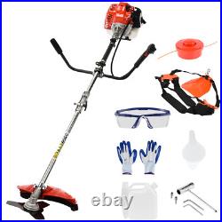 52cc 2-Cycle Gas Grass String Trimmer Straight Shaft Gas Weed Eater Brush Cutter