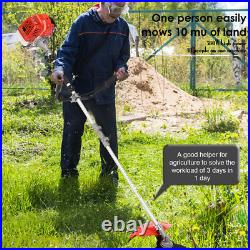 52cc 2-Cycle Gas Grass String Trimmer Straight Shaft Gas Weed Eater Brush Cutter