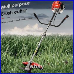 52cc 2-Cycle Gas Grass String Trimmer Straight Shaft Gas Weed Eater Brush Cutter