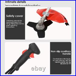 52cc 2-Cycle Gas Grass String Trimmer Straight Shaft Gas Weed Eater Brush Cutter