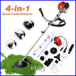 52cc 2-Cycle Gas Grass String Trimmer Straight Shaft Gas Weed Eater Lawn Mower