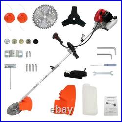 52cc 2-Cycle Gas Grass String Trimmer Straight Shaft Gas Weed Eater Lawn Mower