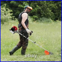 52cc 2-Cycle Gas Grass String Trimmer Straight Shaft Gas Weed Eater Lawn Mower
