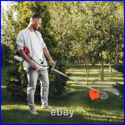 52cc 2-Cycle Gas Grass String Trimmer Straight Shaft Gas Weed Eater Lawn Mower