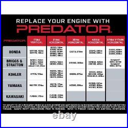 5.5 HP (173cc) OHV Vertical-Shaft Gas Engine Lawn Mower Engine EPA, CARB 2023