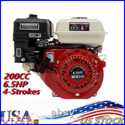 6.5HP 200cc Gas Engine For Honda GX160, 4 Stroke OHV Air Cooled Horizontal Shaft 6.5HP 200cc Gas Engine For Honda GX160, 4 Stroke OHV Air Cooled Horizontal Shaft