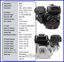 6.5 HP (210cc) OHV Horizontal Shaft Gas Engine EPA/CARB