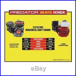 6.5 HP (212cc) OHV Horizontal Shaft Gas Engine Lawn Mowers/Go Carts/Rototillers