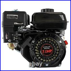 7HP 210cc Go Kart Gas Engine OHV Motor Fo Mini Bike Snowblower Horizontal Shaft