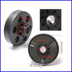 7HP 210cc OHV Horizontal Shaft Gas Engine & Clutch Pulley for Lawn Mower Go-Kart