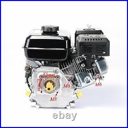 7HP 210cc OHV Horizontal Shaft Gas Engine Motor +Clutch for Go Kart Snowblower