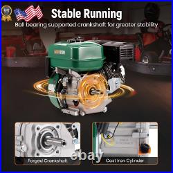 7HP 212Cc Gas Engine 4 Stroke OHV Horizontal Shaft Gasoline Engine Shaft 3/4