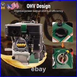 7HP 212Cc Gas Engine 4 Stroke OHV Horizontal Shaft Gasoline Engine Shaft 3/4