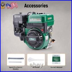 7HP 212Cc Gas Engine 4 Stroke OHV Horizontal Shaft Gasoline Engine Shaft 3/4