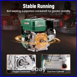 7HP 212cc Gas Engine, 4 Stroke OHV Horizontal Shaft 212cc+Recoil Start