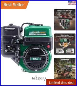 7HP 212cc Gas Engine, 4 Stroke OHV Horizontal Shaft Gasoline Engine, Shaft 3/