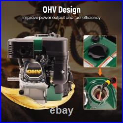 7HP 212cc Gas Engine, 4 Stroke OHV Horizontal Shaft Gasoline Engine, Shaft 3/