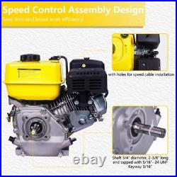 7HP 212cc Gas Engine Horizontal Shaft, 4 Stroke OHV Gas Motor, Shaft 3/4 19