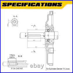 7HP 212cc Gas Engine Horizontal Shaft, 4 Stroke OHV Gas Motor, Shaft 3/4 19