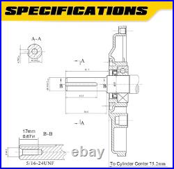 7HP 212cc Gas Engine Horizontal Shaft, 4 Stroke OHV Gas Motor, Shaft 3/4 19