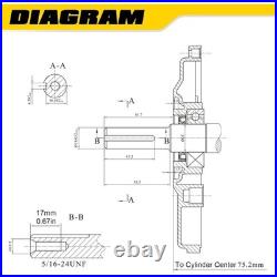 7HP 212cc Horizontal Shaft 4-Stroke OHV Gas Engine Motor with 3/4 inch 19mm