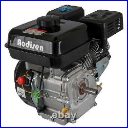 7HP 4-Stroke 210cc OHV Horizontal Shaft Gas Engine Recoil Start Go Kart Motor