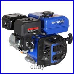 7HP Gas Engine Horizontal Shaft, 212cc 4 Stroke OHV Industrial Grade