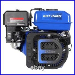 7HP Gas Engine Horizontal Shaft, 212cc 4 Stroke OHV Industrial Grade