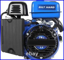 7HP Gas Engine Horizontal Shaft 212cc 4 Stroke OHV Industrial Grade Replacement