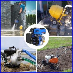 7HP Gas Engine Horizontal Shaft 212cc 4 Stroke OHV Industrial Grade Replacement