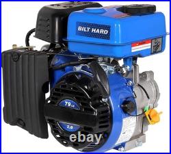 7HP Gas Engine Horizontal Shaft 212cc 4 Stroke OHV Industrial Grade Replacement