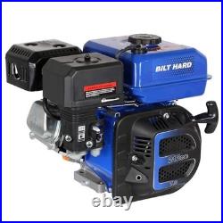 7HP Gas Engine Horizontal Shaft 212cc 4-Stroke OHV Industrial Replacement Motor