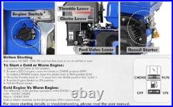 7HP Gas Engine Horizontal Shaft 212cc 4-Stroke OHV Industrial Replacement Motor