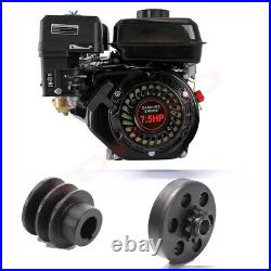 7HP OHV Gas Engine Motor Kit Pull Start Horizontal Shaft for Go Kart Lawn Mower