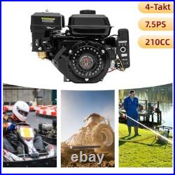 7.5HP 212cc Gas Engine Electric Start Side Shaft Motor Gasoline Engine 3600 RPM