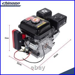 7.5HP 3600 RPM Electric Start Gas Engine Pull Start 20mm Diameter Shaft 4-Stroke