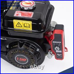 7.5HP 3600 RPM Electric Start Gas Engine Pull Start 20mm Diameter Shaft 4-Stroke