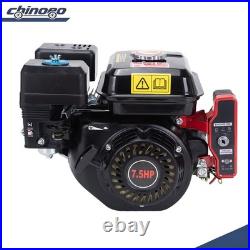 7.5HP 3600 RPM Electric Start Gas Engine Pull Start 20mm Diameter Shaft 4-Stroke
