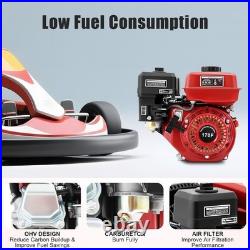 7.5HP 4 Stroke Gas Engine Horizontal Shaft Gas 14.25in x12.32in x12.99in