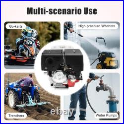 7.5HP 4 Stroke Gas Engine Horizontal Shaft Gas 14.25in x12.32in x12.99in